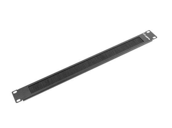 19-дюймова панель з щітками, 1U, чорна, LANBERG AK-1101-B