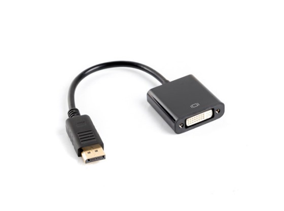 Адаптер DISPLAYPORT(M) 1.2 → DVI-I(F)(24+5) Dual Link від LANBERG