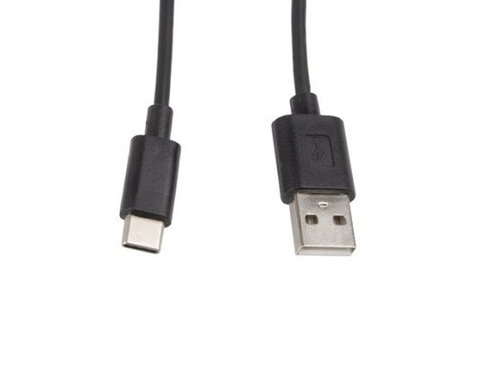 Кабель USB-C (M) → USB-A (M) 2.0, 1 м, чорний, LANBERG