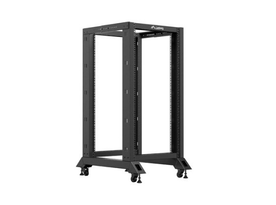 ВІДКРИТА СТІЙКА 19" 22U 600X800 ЧОРНА LANBERG V2 (У РОЗБИРАНОМУ ВИГЛЯДІ)