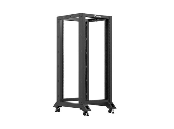 ВІДКРИТА СТІЙКА 19" 27U 600X800 ЧОРНА LANBERG V2 (У РОЗБИРАНОМУ ВИГЛЯДІ)