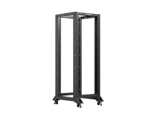 ВІДКРИТА СТІЙКА 19" 32U 600×800 ЧОРНА LANBERG V2 (У РОЗБИРАНОМУ ВИГЛЯДІ)