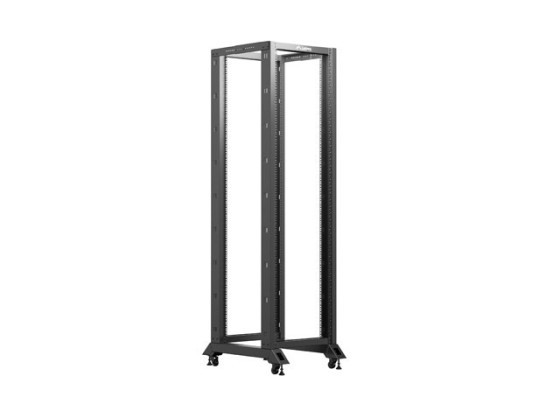 ВІДКРИТА СТІЙКА 19" 42U 600X800 ЧОРНА LANBERG V2 (У РОЗБИРАНОМУ ВИГЛЯДІ)