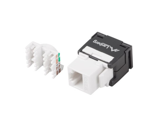 Модуль Keystone без інструментів RJ45->LSA, Cat.6 UTP, 180°, LANBERG
