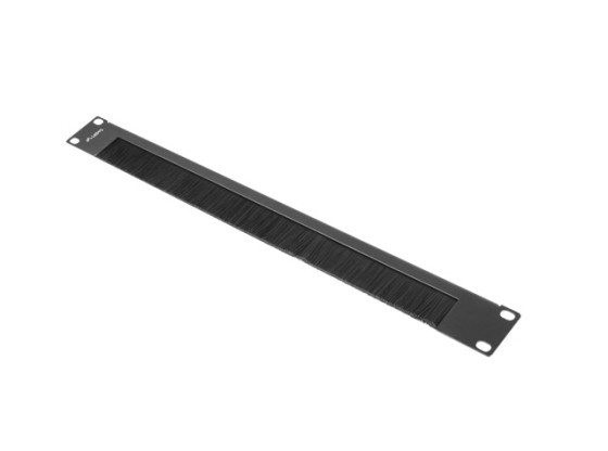19-дюймова панель з щітками, 1U, чорна, LANBERG AK-1103-B