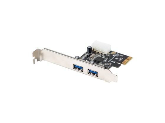 Карта PCI Express x1 → 2x USB-A 3.1 Gen 1, низькопрофільна, LANBERG