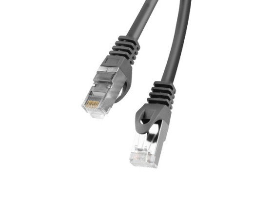 ПАТЧ-КОРД CAT.6 FTP, 1,5 м, чорний, пройшов випробування Fluke та Lanberg
