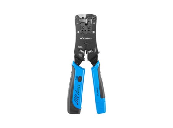 Обтискний інструмент RJ45, RJ11, RJ12 + тестер кабелів LANBERG