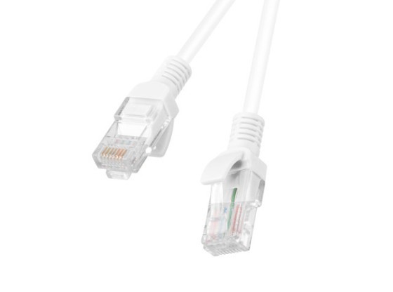 ПАТЧ-КОРД CAT.6 UTP, 5 м, білий, пройшов випробування Fluke, LANBERG