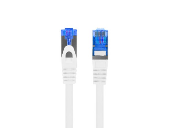 ПАТЧ-КОРД CAT.6A S/FTP LSZH CCA 5 м, білий, пройшов випробування Fluke та Lanberg