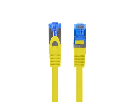 ПАТЧ-КОРД CAT.6A S/FTP LSZH CCA 15 м, жовтий, пройшов випробування Fluke та Lanberg