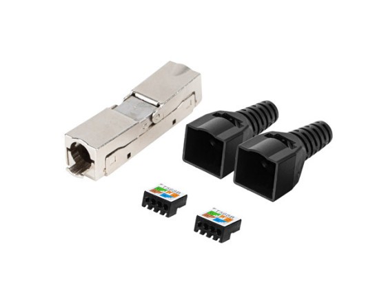 2X RJ45 CAT6 FTP, 8P8C, АДАПТЕР ДЛЯ ПІДКЛЮЧЕННЯ БЕЗ ВИКОРИСТАННЯ ІНСТРУМЕНТІВ, LANBERG