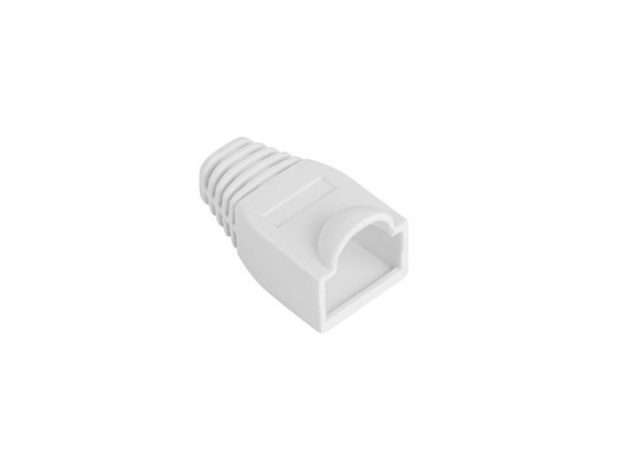 ЗАХИСНИЙ КОЛПАЧОК RJ45 (BOOT CAP) LANBERG, БІЛИЙ (УПАКОВКА ПО 100 ШТ.)