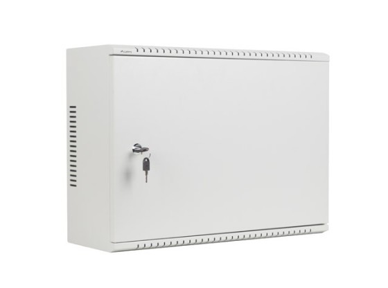 19-дюймова настінна стійка 4U+3U/540×200, низькопрофільна, сіра, LANBERG (у зібраному вигляді)