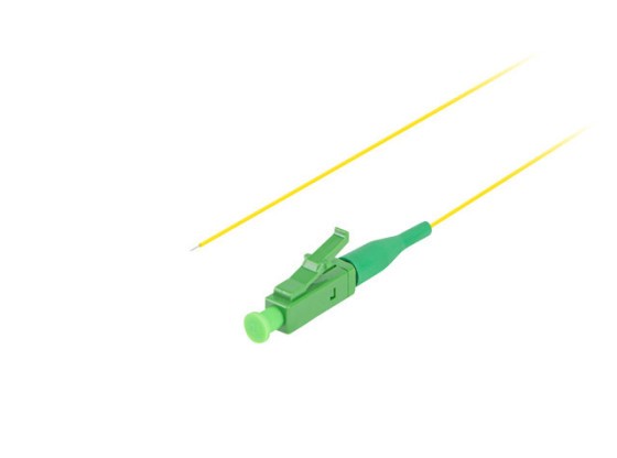 Волоконно-оптичний пігтейл SM LC/APC EASY STRIP 9/125 G657A1 2 м, жовтий, LANBERG