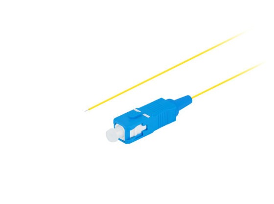 Волоконно-оптичний пігтейл SM SC/UPC EASY STRIP 9/125 G657A1 2 м, жовтий, LANBERG