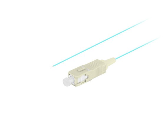Волоконно-оптичний пігтейл MM SC/UPC OM3 EASY STRIP 50/125 2 м, колір «аква», виробник LANBERG