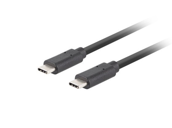 Кабель USB-C M/M 3.1 GEN 2, 1 м, 10 Гб/с, PD 100 Вт, чорний, LANBERG
