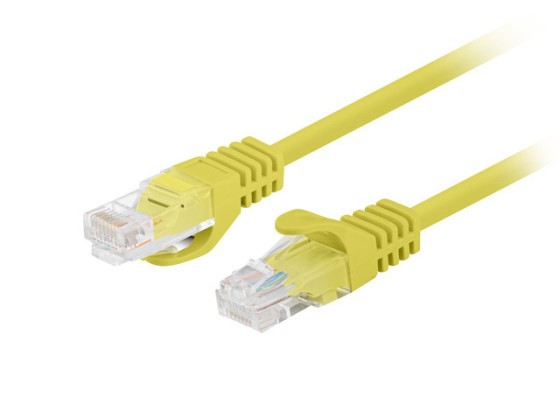 ПАТЧ-КОРД CAT.5E UTP, 7,5 м, жовтий, пройшов випробування Fluke, LANBERG