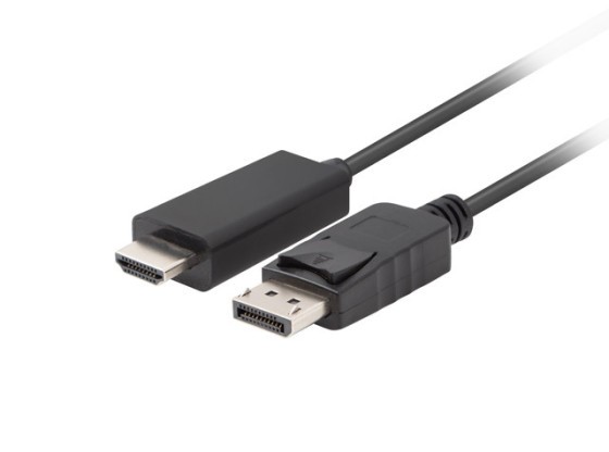 КАБЕЛЬ DISPLAYPORT(M) V1.1 → HDMI(M), 3 м, чорний, LANBERG