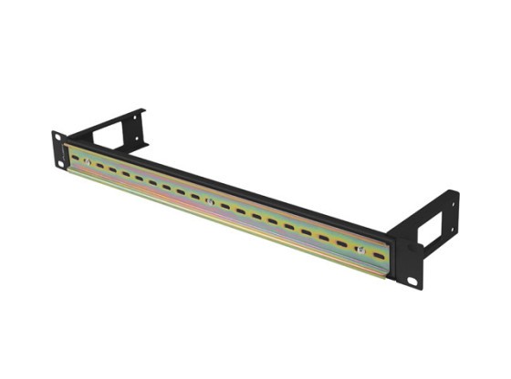 МОНТАЖНА РЕЙКА DIN TS-35 19" 1U, ЧОРНА, LANBERG