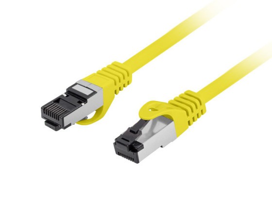 ПАТЧ-КОРД КАТЕГОРІЇ 8.1, S/FTP, LSZH, мідь, 5 м, жовтий, пройшов випробування Fluke, LANBERG