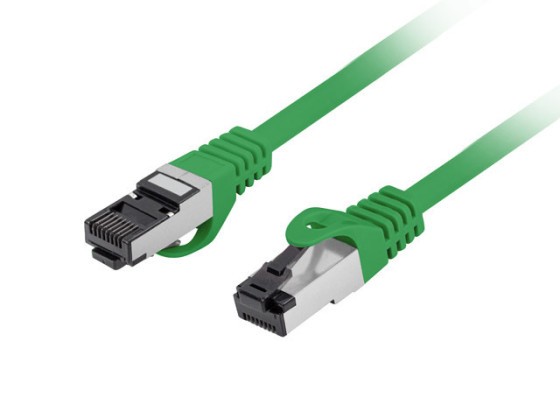 ПАТЧ-КОРД КАТЕГОРІЇ 8.1, S/FTP, LSZH, мідь, 2 м, зелений, пройшов випробування Fluke та Lanberg