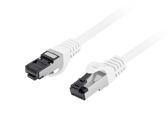 ПАТЧ-КОРД КАТЕГОРІЇ 8.1, S/FTP, LSZH, мідь, 3 м, білий, пройшов випробування Fluke, LANBERG