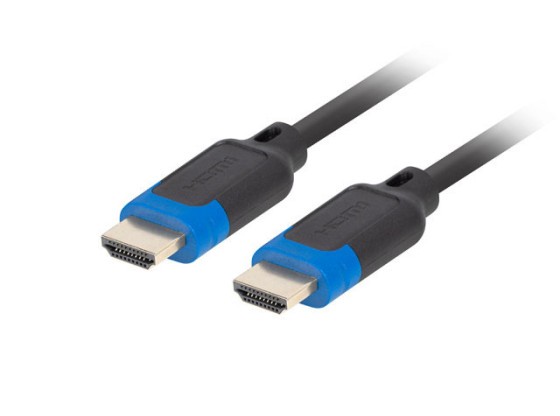 Кабель HDMI M/M V2.1, 1 м, 8K, 60 Гц, CCS, чорний, LANBERG