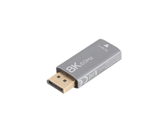АДАПТЕР DISPLAYPORT (M) → HDMI (F) 8K, СРІБНИЙ, LANBERG