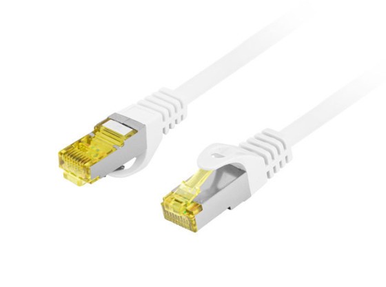 ПАТЧ-КОРД CAT.6A S/FTP LSZH CU 20 м, білий, пройшов випробування Fluke та LANBERG