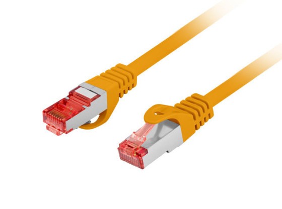 ПАТЧ-КОРД КАТЕГОРІЇ 6, S/FTP, LSZH, мідний, 1 м, помаранчевий, пройшов випробування Fluke, LANBERG