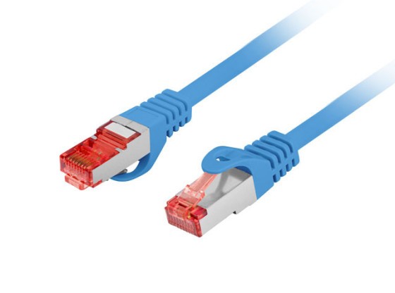 ПАТЧ-КОРД CAT.6 S/FTP LSZH CU 2 м, синій, пройшов випробування Fluke та Lanberg