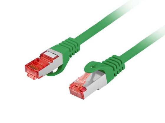ПАТЧ-КОРД CAT.6 S/FTP LSZH CU 3 м, зелений, пройшов випробування Fluke та LANBERG