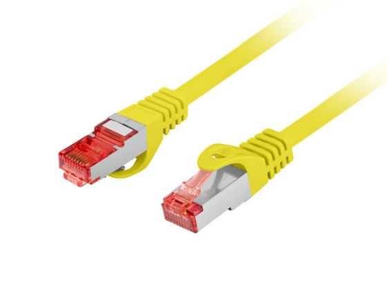 ПАТЧ-КОРД КАТЕГОРІЇ 6, S/FTP, LSZH, мідь, 1,5 м, жовтий, пройшов випробування Fluke та Lanberg