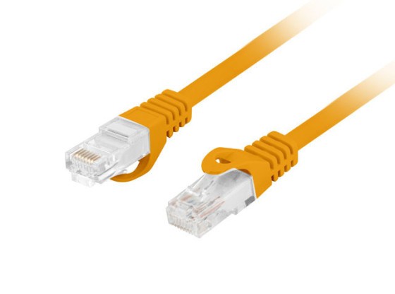 ПАТЧ-КОРД CAT.6 UTP LSZH CU 5 м, помаранчевий, пройшов випробування Fluke та Lanberg
