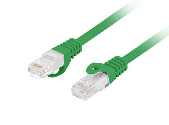 ПАТЧ-КОРД CAT.6 UTP LSZH CU 5 м, зелений, пройшов випробування Fluke, LANBERG