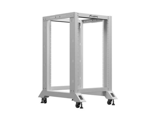 ВІДКРИТА СТІЙКА 19" 18U 600×800, СІРА, LANBERG (У РОЗБИРАНОМУ ВИГЛЯДІ)