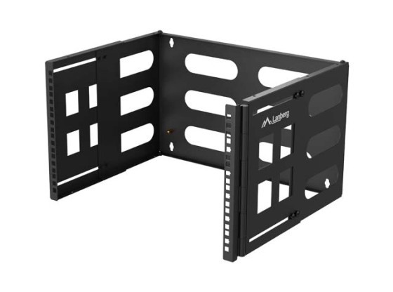 СКЛАДНИЙ КРІПЛЕННЯ ДЛЯ НАСТІННОГО МОНТАЖУ 19" 6U 497X400/240 ЧОРНИЙ LANBERG