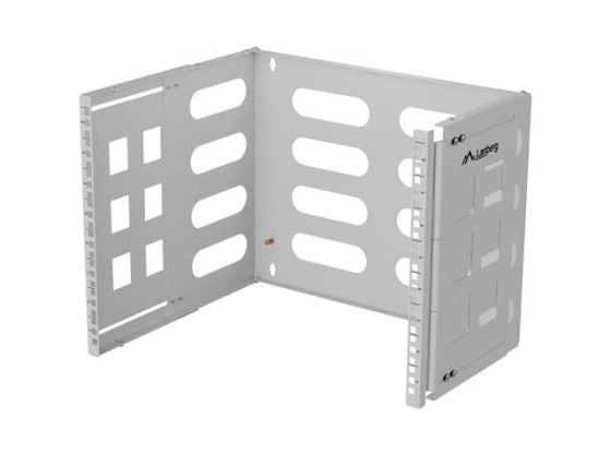СКЛАДНИЙ КРІПЛЕННЯ ДЛЯ НАСТІННОГО МОНТАЖУ 19" 8U 497X400/240 СІРИЙ LANBERG