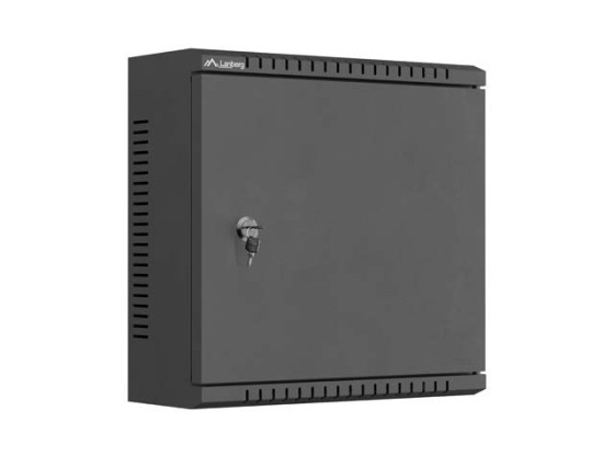 Монтажний корпус TPR 10" з сітчастою пластиною 340×340×140, чорний, LANBERG (у зібраному вигляді)