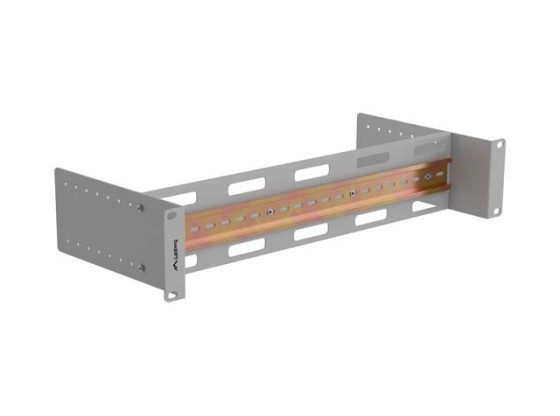 МОНТАЖНА РЕЙКА DIN TS-35 19" 2U, СІРА, LANBERG
