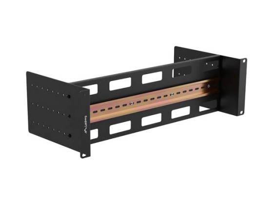 МОНТАЖНА РЕЙКА DIN TS-35 19" 3U, ЧОРНА, LANBERG