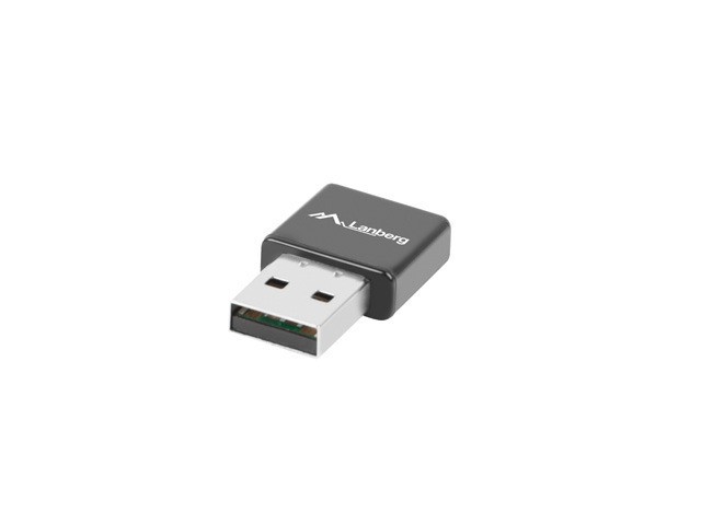 USB-адаптер, бездротова мережева карта LANBERG NC-0300-WI N300 з 2 вбудованими антенами
